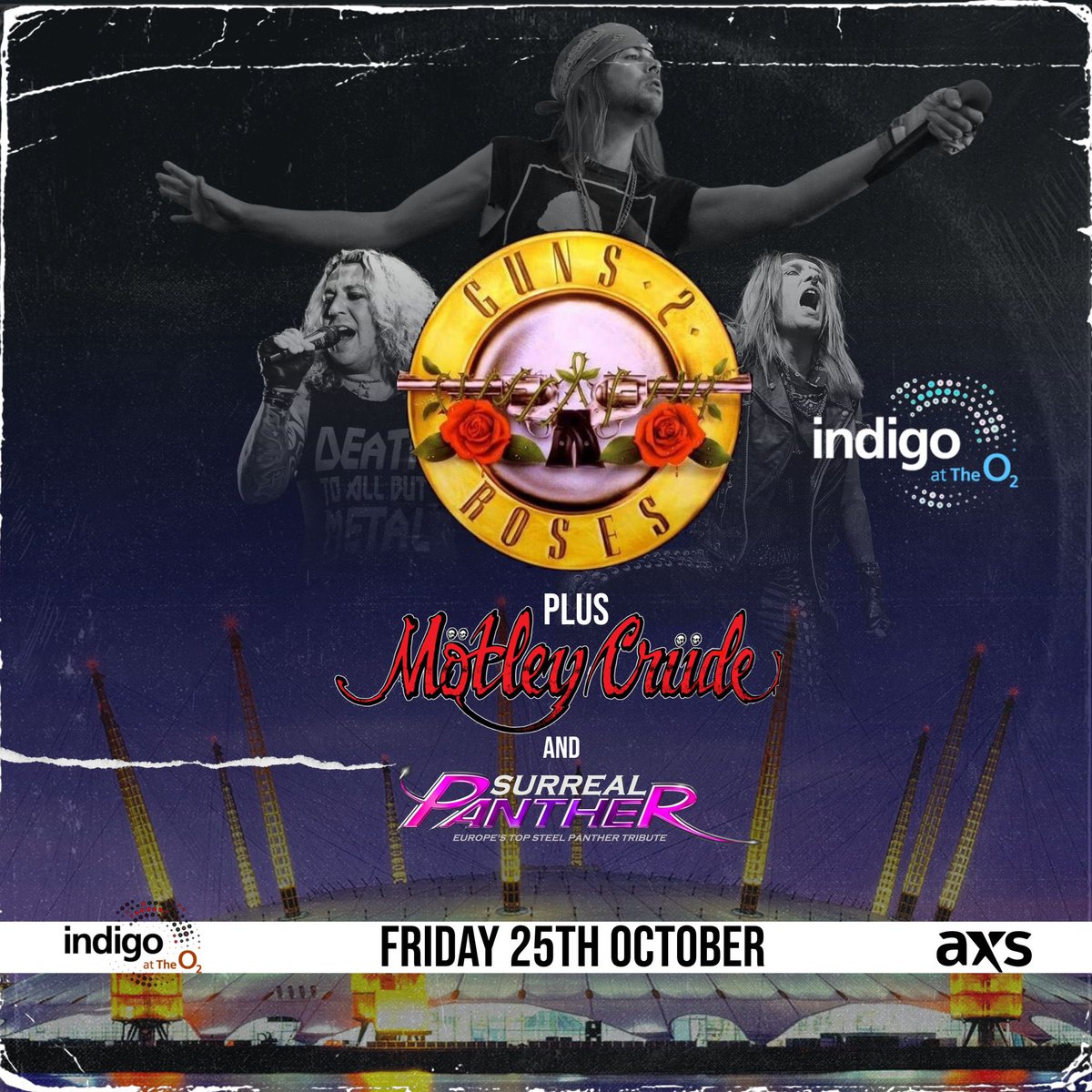 🔥LONDON🔥

3 weeks till we’re back with <a href="/Guns2RosesUk/">GUNS 2 ROSES - THE GUNS N ROSES TRIBUTE</a> <a href="/MotleyCrue/">Mötley Crüe</a>