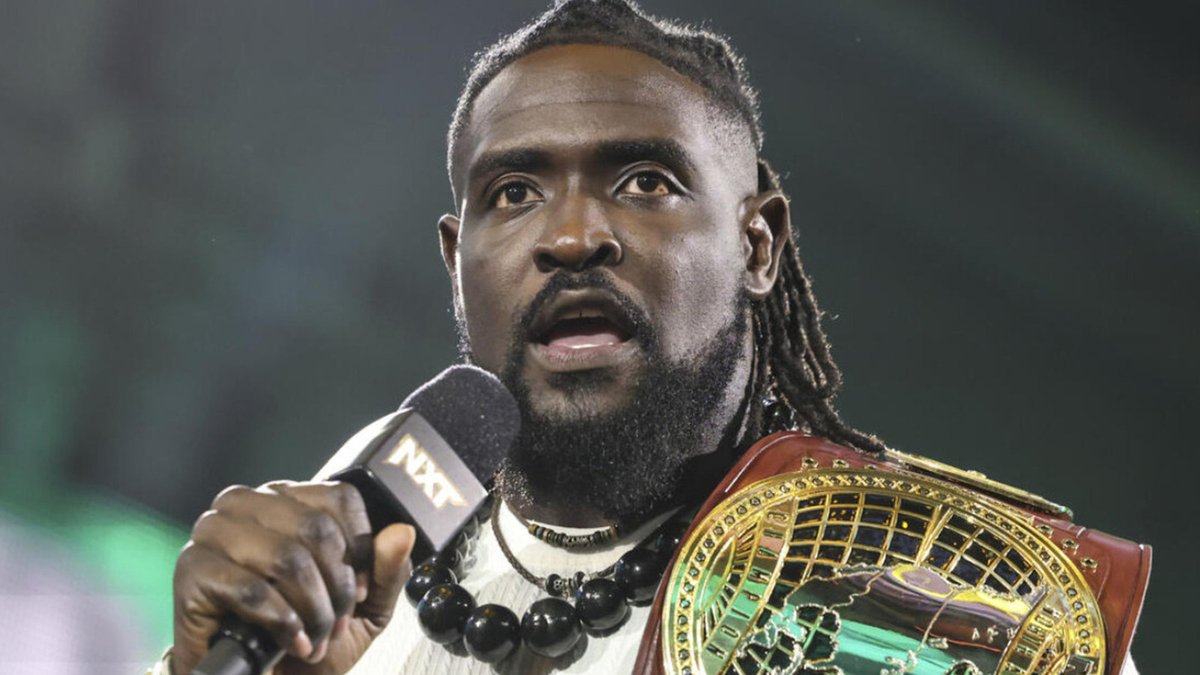 WrestleFeatures's tweet image. Oba Femi is now the longest reigning NXT North American Champion in WWE history.

Oba currently shares the record with Wes Lee. 

Tomorrow, he will overlap Lee, and stand alone as the longest reigning champion.  

What a reign. What a wrestler.