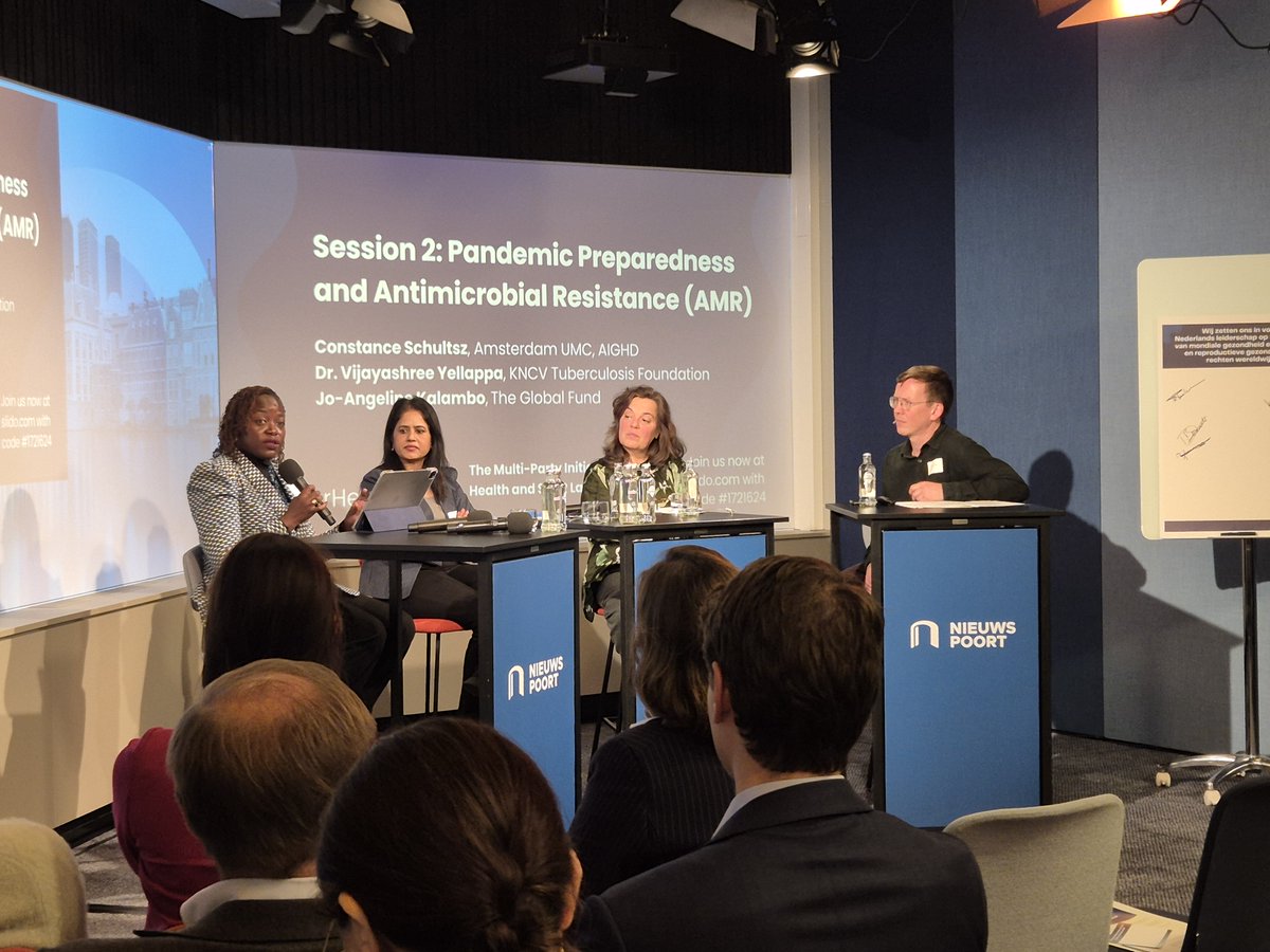 Jo-Angeline Kalambo of the <a href="/GlobalFund/">The Global Fund</a>: "We cannot emphasize enough how the Netherlands support to global health is crucial and very effective." <a href="/jomwalwega/">Jo-Angeline Kalambo</a>