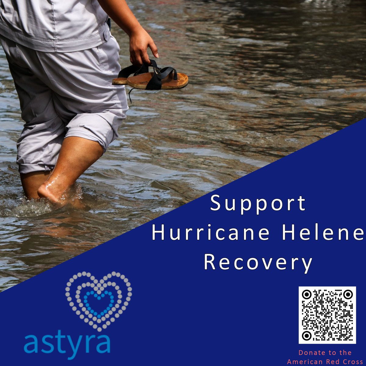 💔 Astyra has made a donation to the American Red Cross to help with relief efforts. We encourage others to join us in offering assistance—whether through donations, volunteering, or sharing resources. Together, we can make a difference.  
#HurricaneHelene 
#AstyraCares