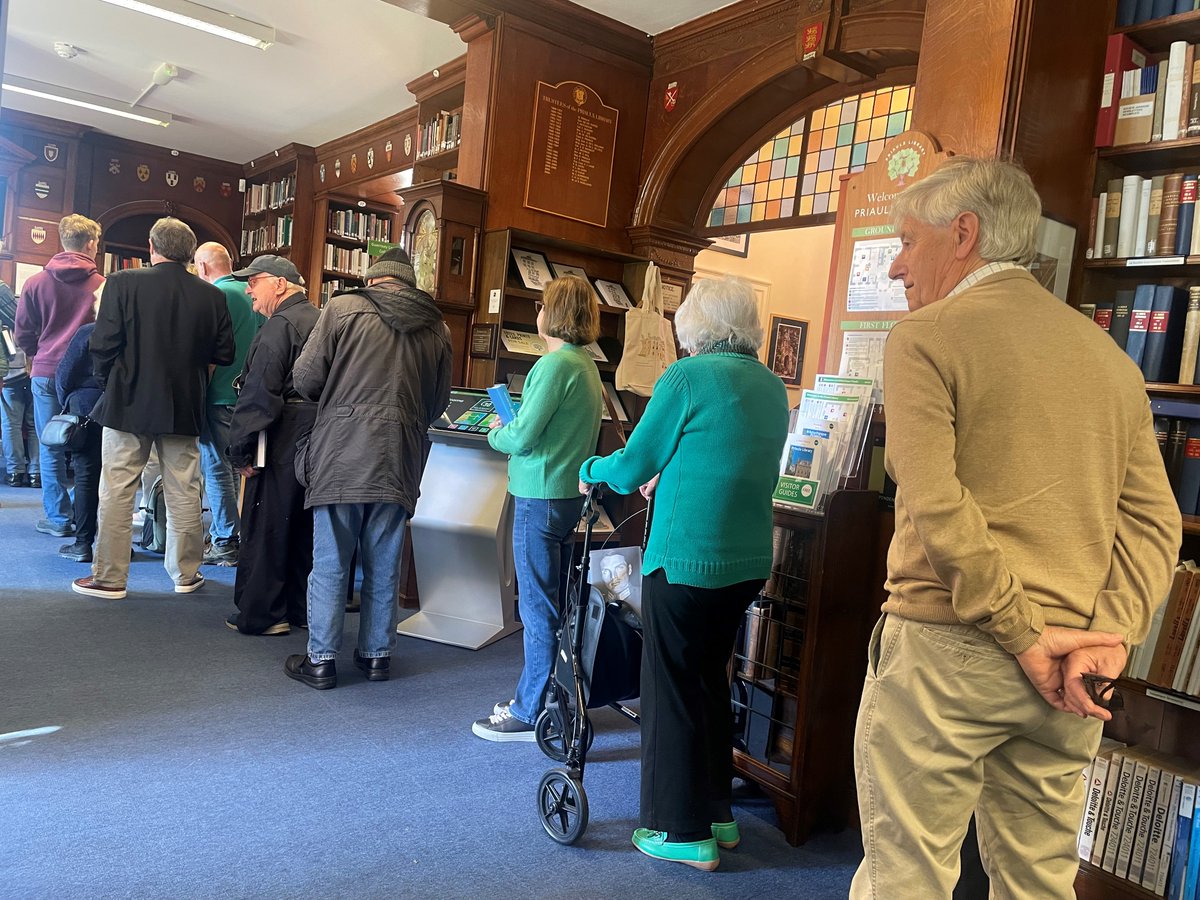 John Nettles' book signing at the Priaulx Library was very popular today with many copies of 'Gentle Violence: the Von Aufsess Diaries', sold &amp; signed! John will be back at the Priaulx Library to sign more copies tomorrow (Saturday 5) between 10 &amp; 12 #library  #jersey #guernsey