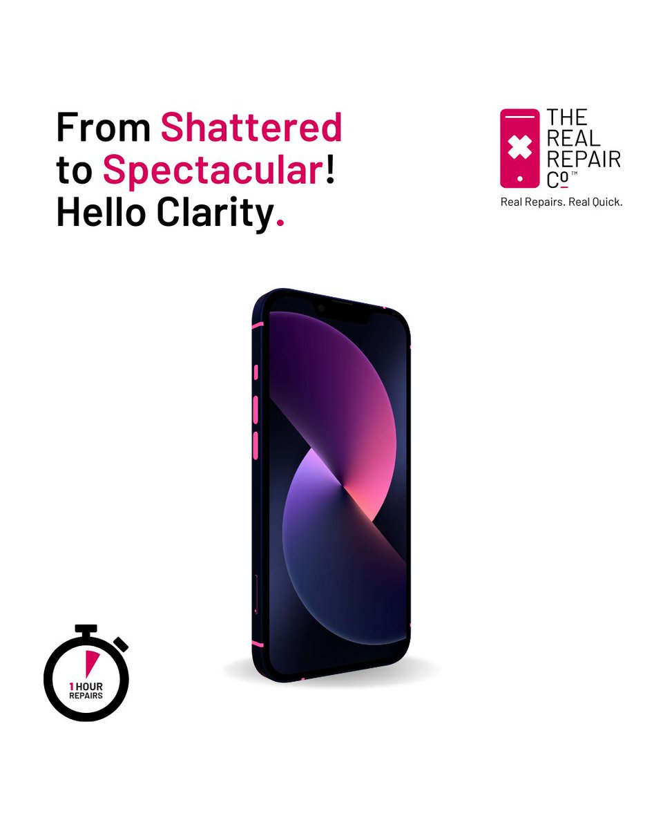 therealrepairco's tweet photo. Don't let a cracked screen crack your style!   Our Apple Screen Replacement Service Includes high-quality, genuine Apple parts, expert technicians with years of experience and fast turnaround times  

Book now > https://t.co/tYacGTkDiU   

#TRRC #RealRepairs #RealQuick https://t.co/9VxKjdMSYl