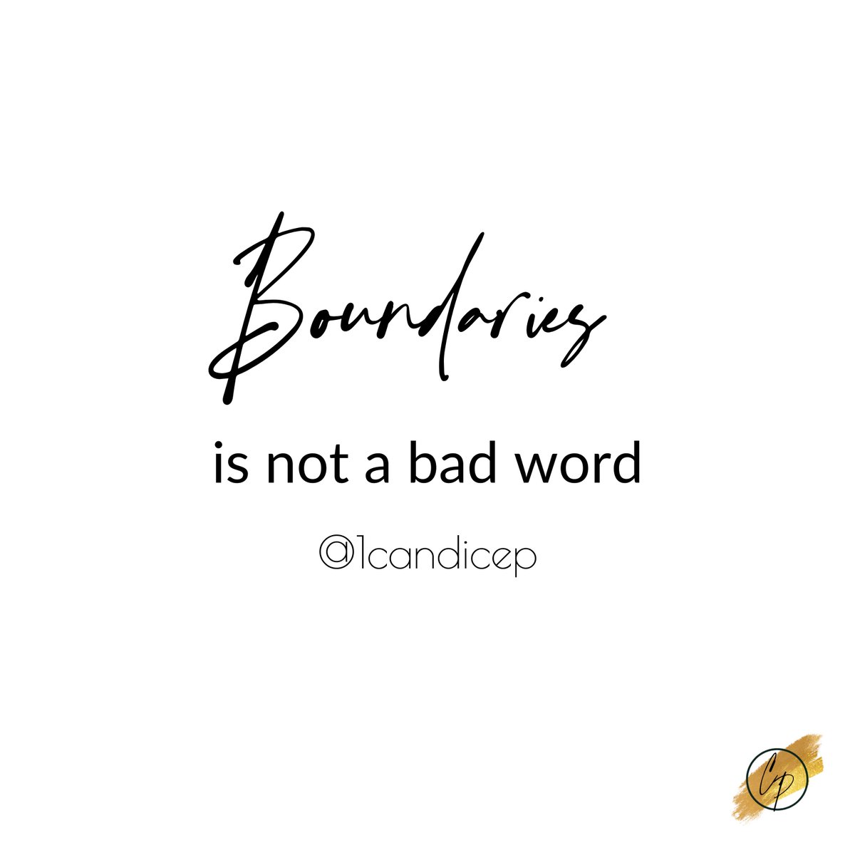 1candicep's tweet photo. ✨Boundaries✨
Self-Respect✔️ Protection✔️ Wisdom✔️ not to Punish❌
Whether it’s in your career, relationships, or personal life, boundaries allow you to say yes to what aligns with your values and no to what drains your spirit. ✨ #CandiceP #FaithAndMindset #FaithAndMindsetCoach https://t.co/FUjmpNVZIq