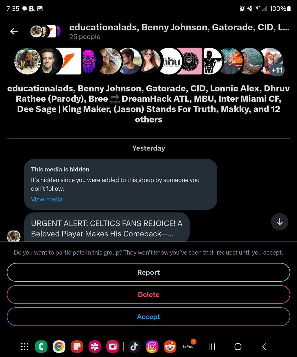 Stop. Adding. People. To. Group. Chats. 

How do I make myself not addable?
