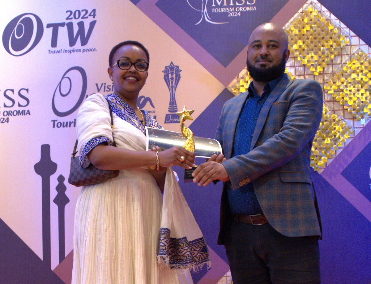 FarmAfrica's tweet photo. What an honour for Farm Africa to receive the award for Best Conservation Partner at the @VisitOromia Tourism Awards 2024, held last night in Addis Ababa, Ethiopia.  

Thank you, @VisitOromia, for your valued partnership. 

#OromiaTourismWeek https://t.co/1H9Obr2zNf