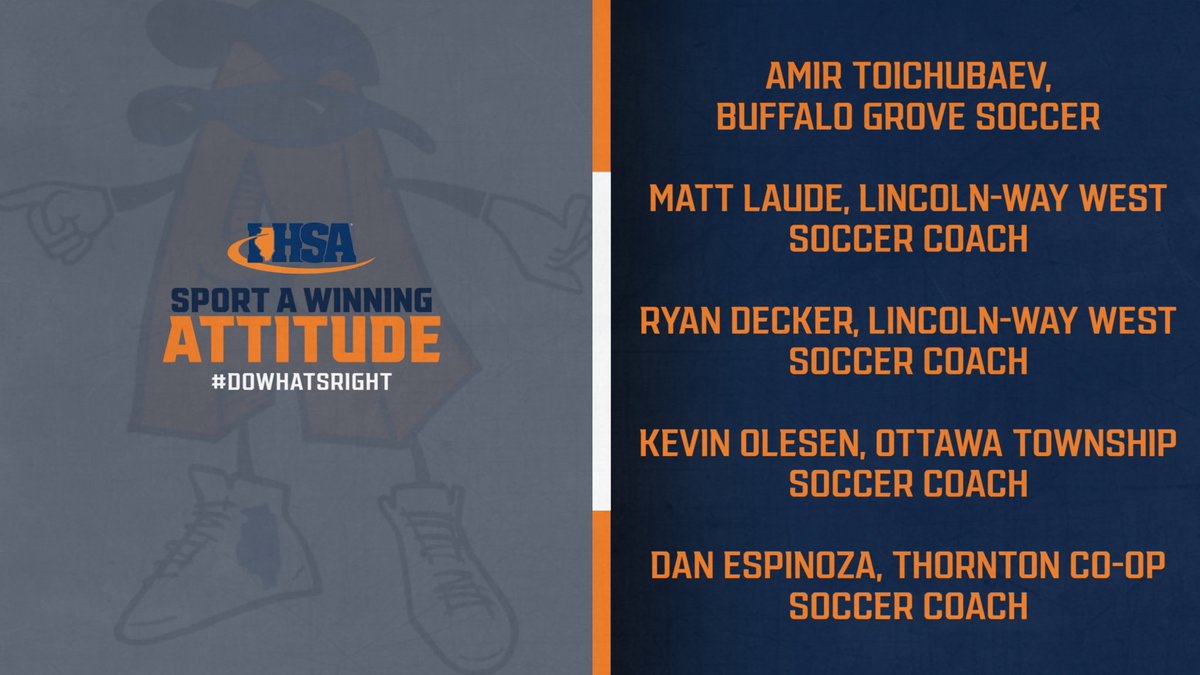IHSAddATude's tweet image. 🚨 Sport A Winning Attitude Alert 🚨 These teams, players, and coaches were recognized by @IHSAOfficials for displaying great #sportsmanship at recent soccer and football contests. No matter what the final score says, it’s always a win when you #DoWhatsRight!