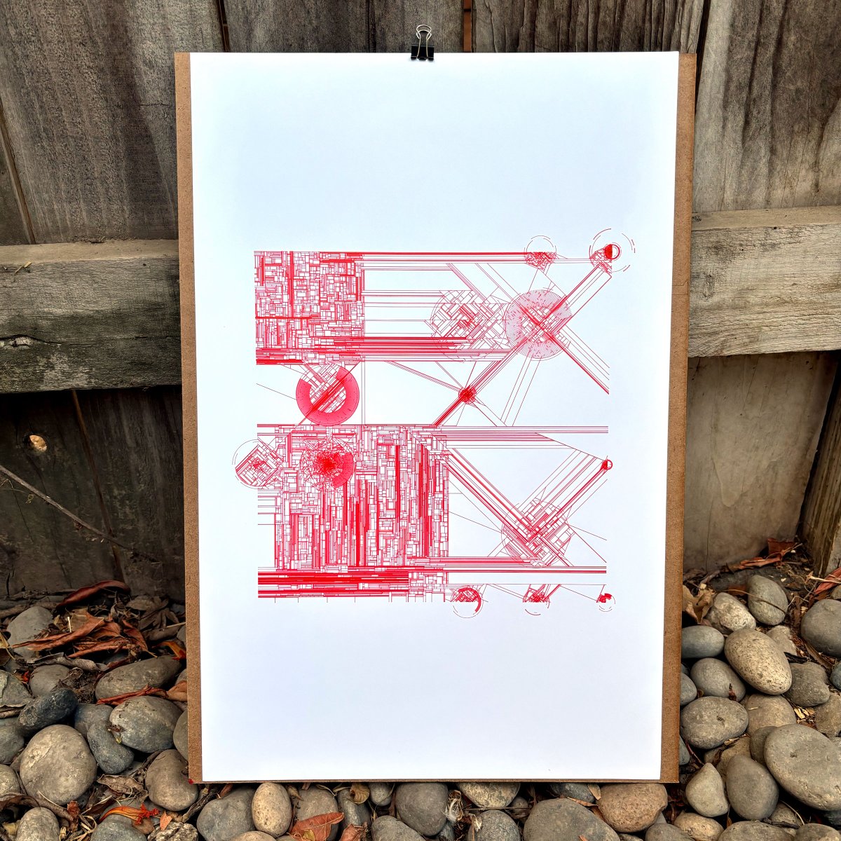 Farrago in Red 20241004
#processing #plotter