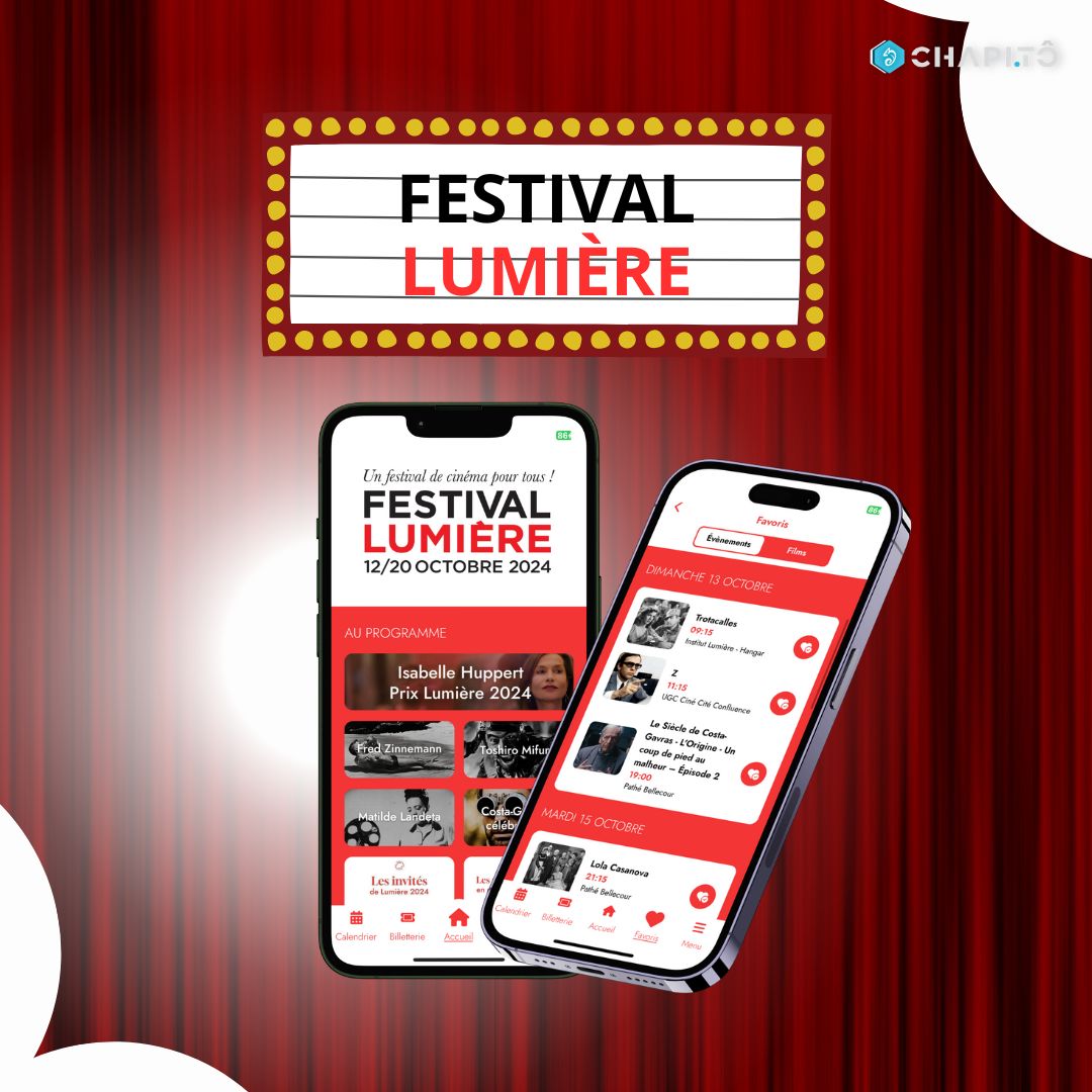 chapi_to's tweet image. Fans de cinéma ?

Rendez-vous 12 au 20 octobre à Lyon. 

L&apos;atmosphère festive et chaleureuse du festival crée des souvenirs qui resteront gravés à jamais🌟

Un grand merci @FestLumiere  pour votre confiance renouvelée cette année encore avec Chapitô🫶