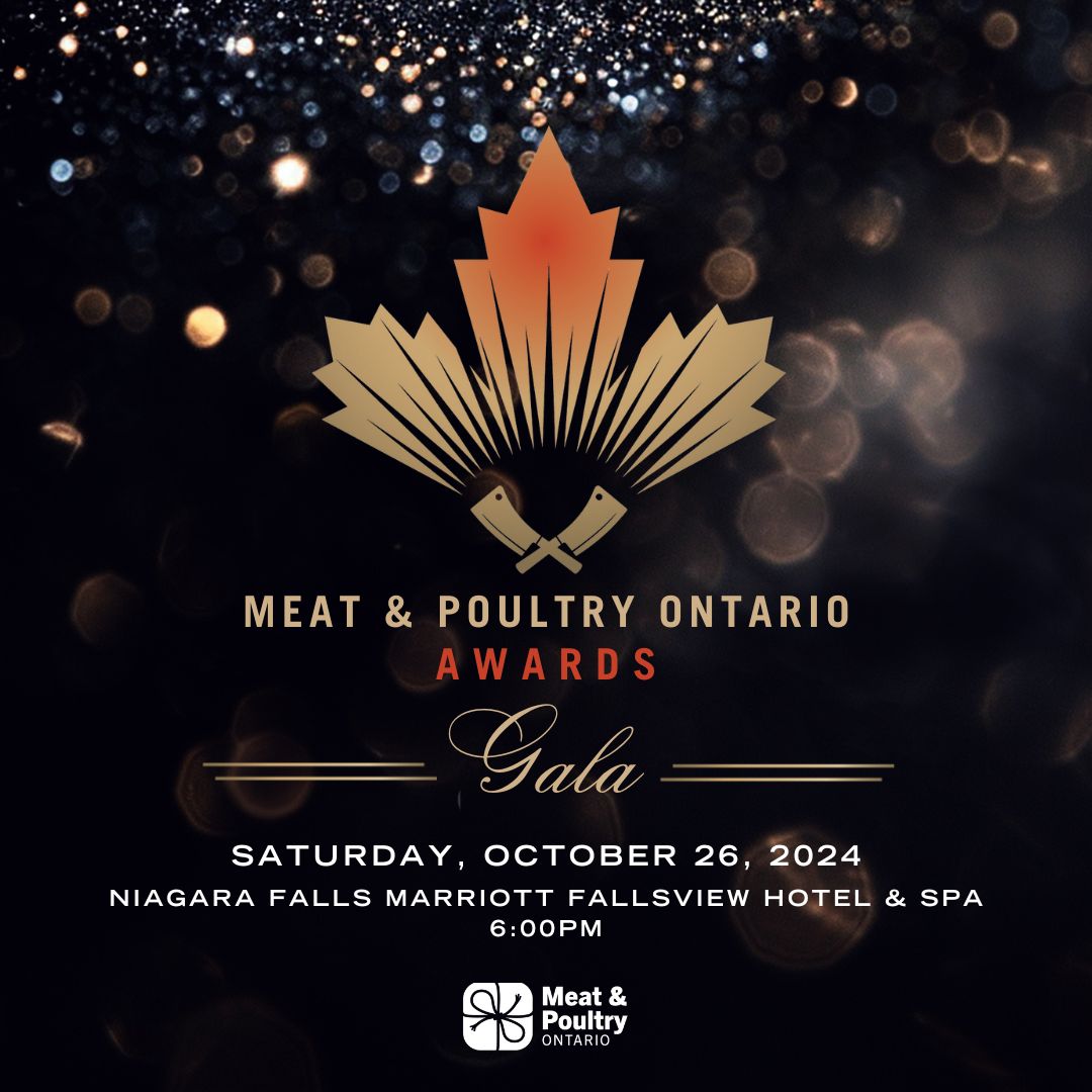 ✨ Get ready to walk the red carpet as we celebrate #MPO members at the Meat &amp; Poultry Ontario Awards Gala! Join us for an unforgettable night filled with delicious food, fine wine, and plenty of laughs and camaraderie. Get your tickets today: l8r.it/7aAl