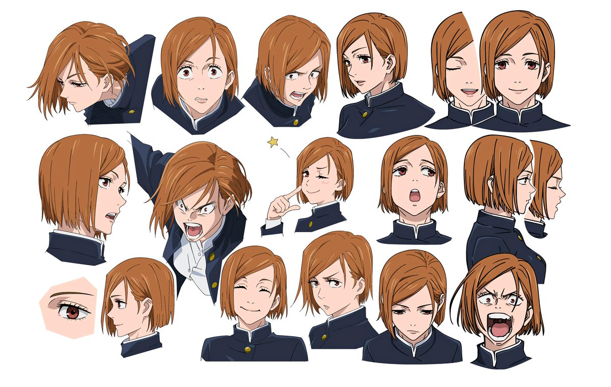 Go_Jover's tweet photo. Yuji Megumi Nobara Gojo Character Sheets in full high quality #JujutsuKaisen https://t.co/zMkFRbjgfK