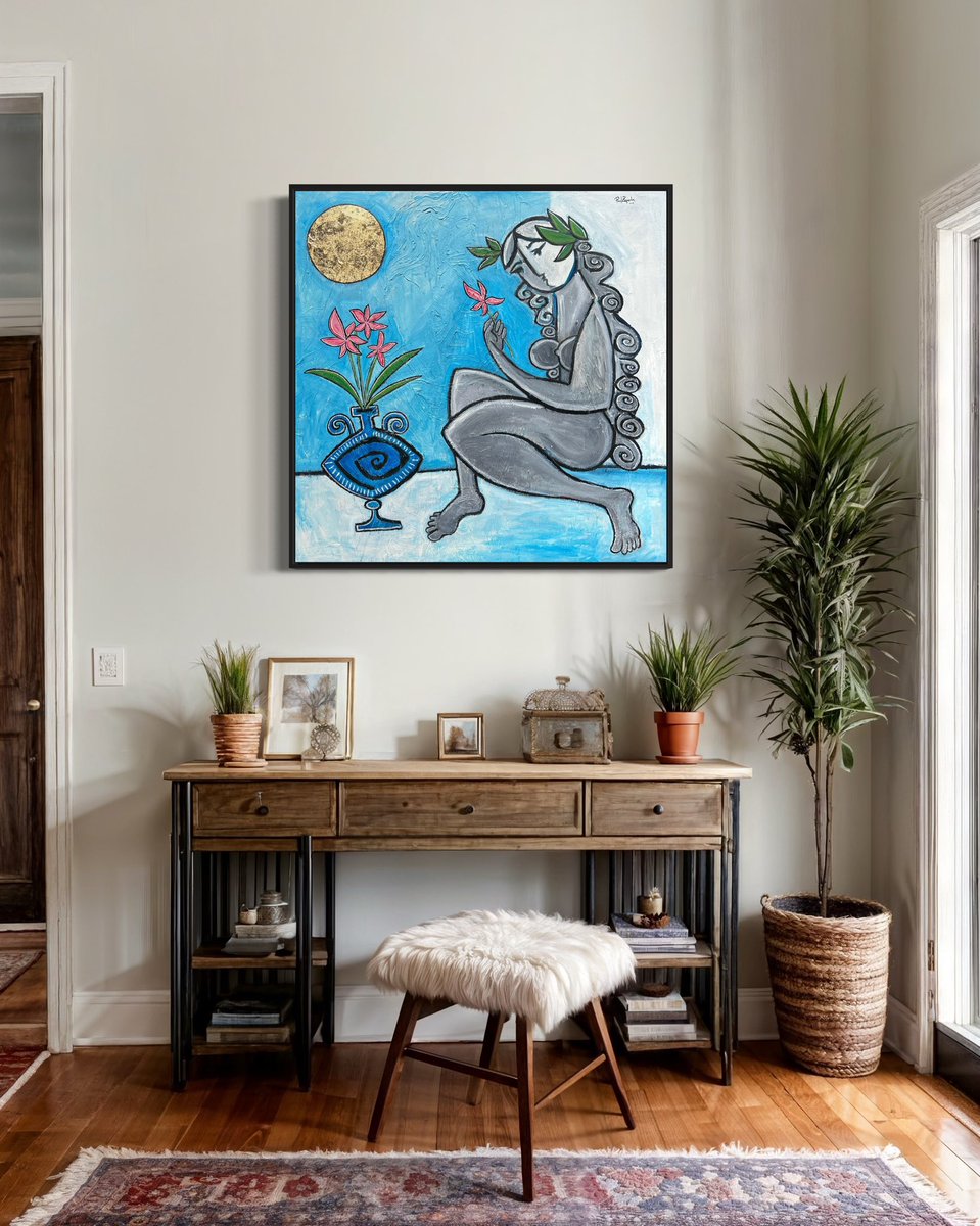 TheArtistZ's tweet photo. New painting, PINK FLOWERS by Paul Zepeda, available now. Ask me for details. https://t.co/cczn4Mx4Sq