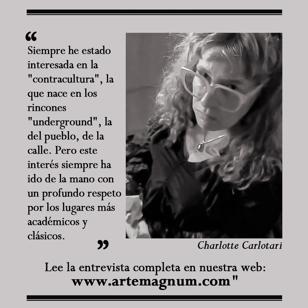 Teatro, música y pedagogía artística
Entrevista desde Francia a Charlotte Carlotari

Lee la entrevista completa en artemagnum.com