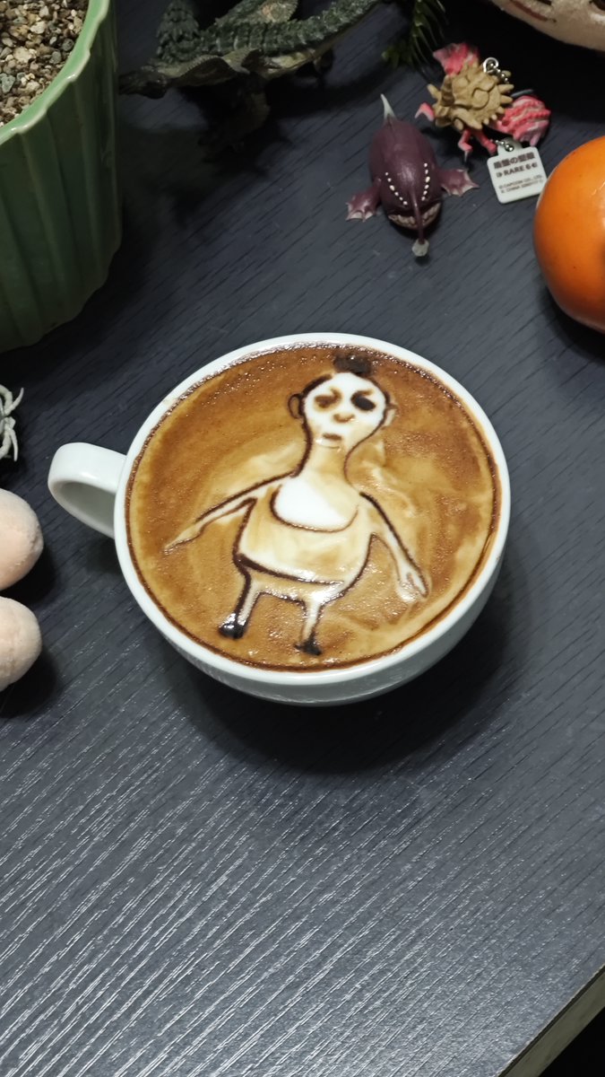 goat_leslie's tweet photo. hamood habibi #hamud #hamood #latteart #coffee https://t.co/3ojpufESJ0