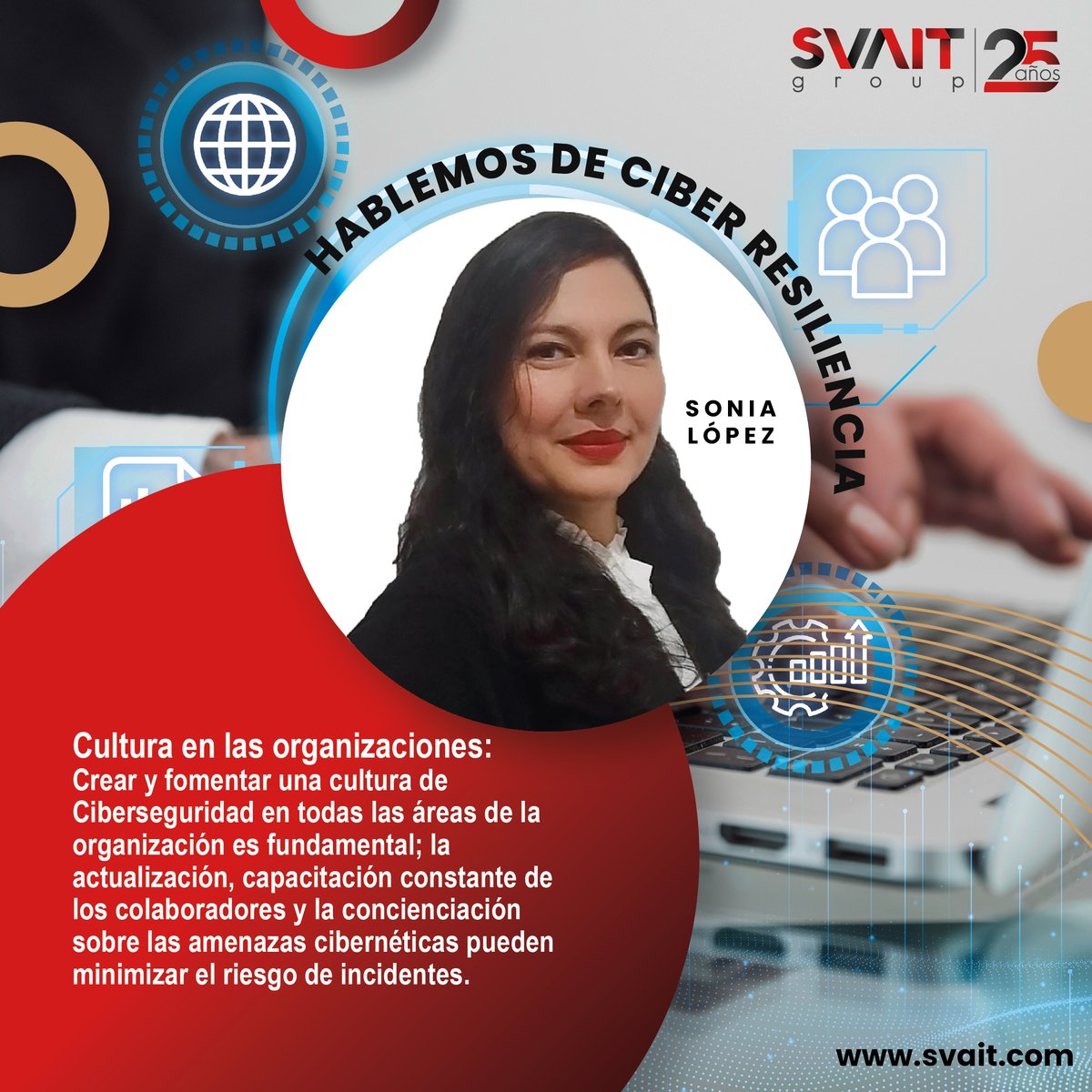 svaitgroup's tweet photo. Crear una cultura de ciberseguridad en toda la empresa es clave. Capacitar y concienciar a tu equipo puede reducir el riesgo de incidentes.

Contáctanos y fortalece la seguridad de tu organización.

#Ciberresiliencia #Ciberseguridad #SvaitGroup #ProtecciónDeDatos https://t.co/agNJEO4Phu