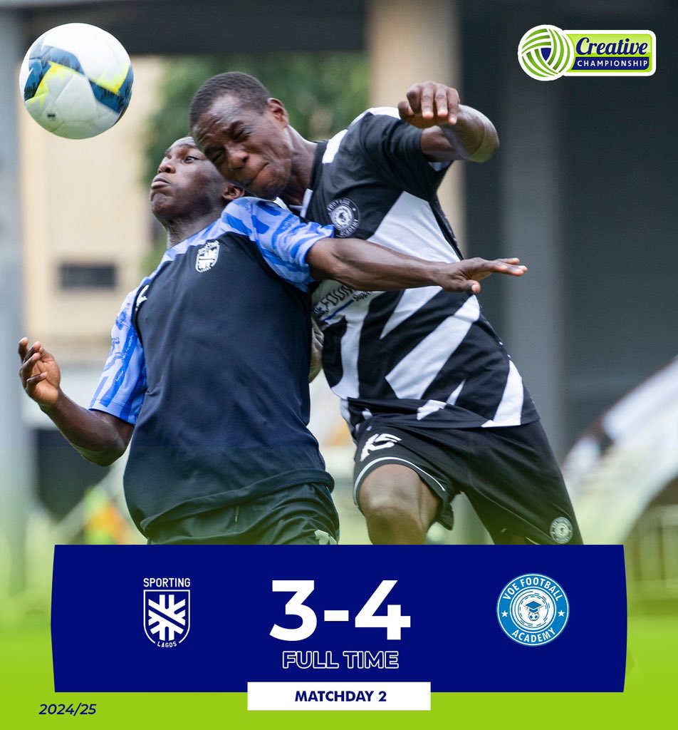 official_tcchq's tweet photo. 10-man VOE, led by Abdulraheem Taiwo, staged an incredible comeback to secure first TCC League win.
#TCCLeague25 #SPOVOE https://t.co/CzPDtYh93l