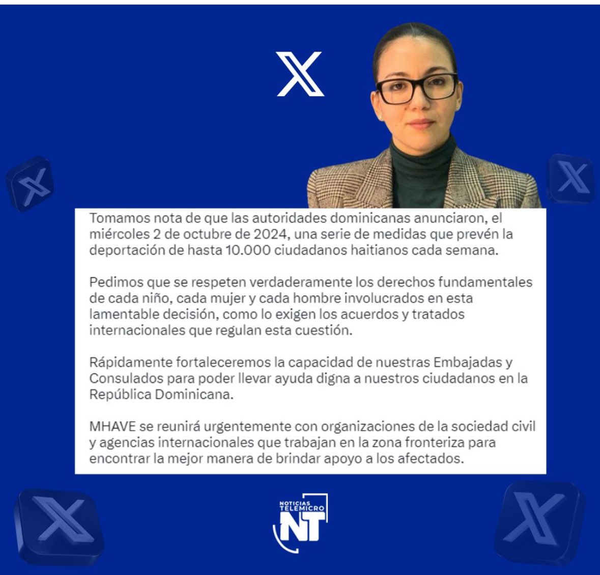 Tomamos nota señor Presidente debe prohibir y rebajar las relaciones diplomáticas con Haití hasta que haya gobierno legítimo en eso, luego que sea un país restablezca cuando sea necesario para nuestro país dichas relaciones, deje una misión y retire el embajador en esa porquería.