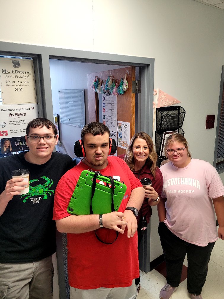 Coffee cart Friday’s are back! #aacpsawesome