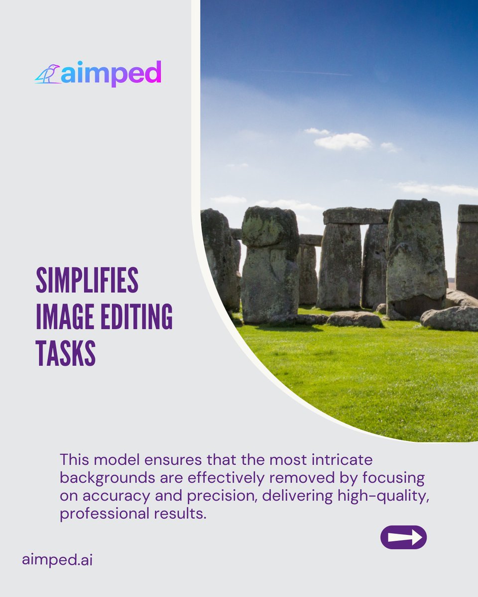 Aimped_AI's tweet photo. Aimped's background removal model applies advanced algorithms to precisely identify subjects and remove even the most challenging backgrounds, saving significant time and effort—5x more cost-effective than other solutions on the market and freaking fast! https://t.co/cyIM5Jy7bJ