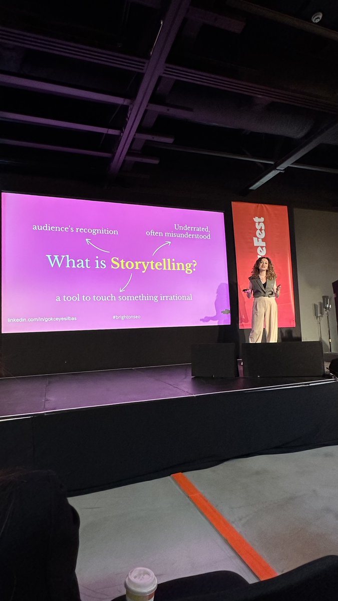 gokce_yesilbas's tweet photo. I did it! I stepped onto the stage and shared my talk about data storytelling with Tableau. 

Thanks a bunch for joining me today!

It was an incredible experience, and I even learned many new things during my first presentation.

A huge thank you to the @brightonseo team, and especially to @kelvinnewman  & Andrea! Last, a special thanks to Daniel Perry-Reed (@dpezrez) for introducing me and providing encouragement as moderator!

You can find my deck in the comments!