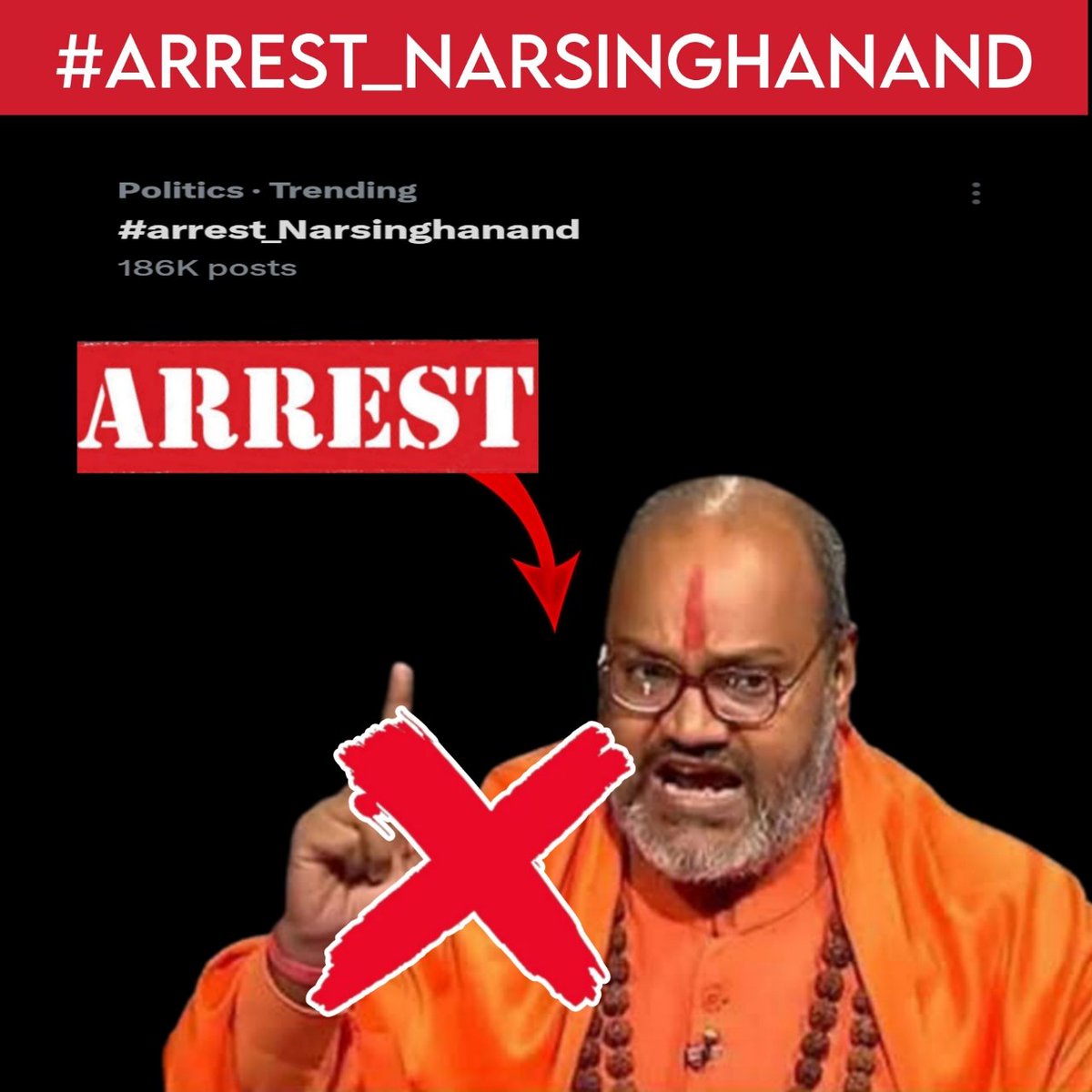 mogulfam63's tweet photo. #arrest_Narsinghanand
#UPPolice https://t.co/bjRhuWb3dv