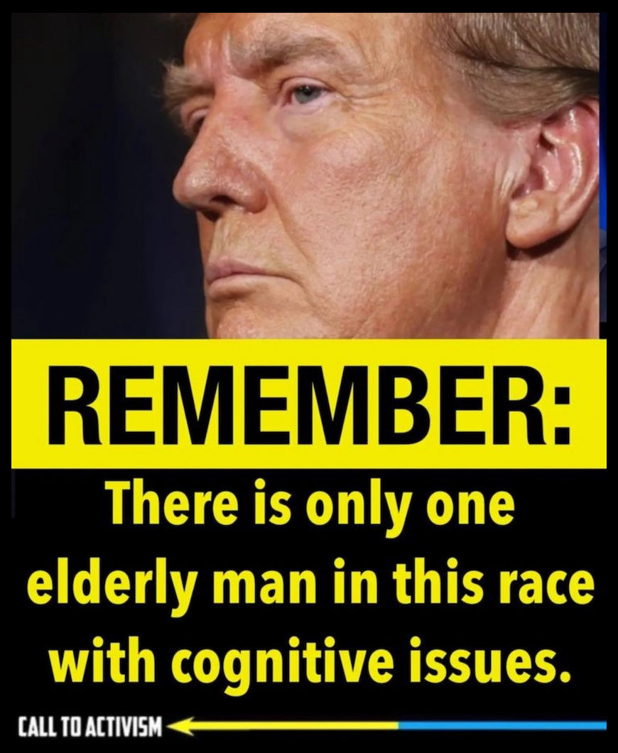 Raise a ✋ if you think he's totally UNFIT to be anywhere near the Oval Office! 🙋‍♂️