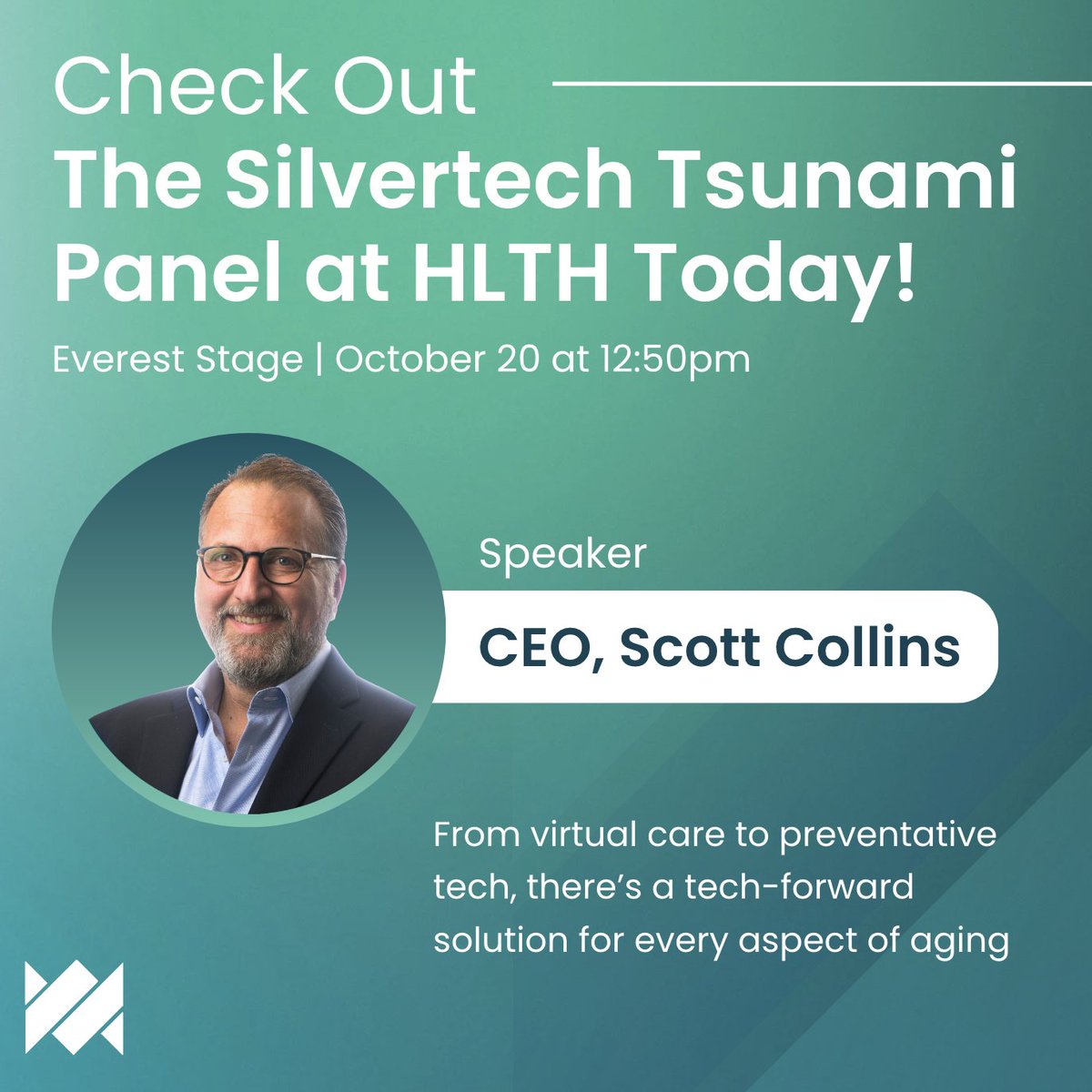 Join our CEO, Scott Collins, on the Everest Stage at HLTH 2024 for the Silvertech Tsunami panel! He’ll share how Link-age Launch is driving innovation in senior care and transforming technology for older adults. Don’t miss it!