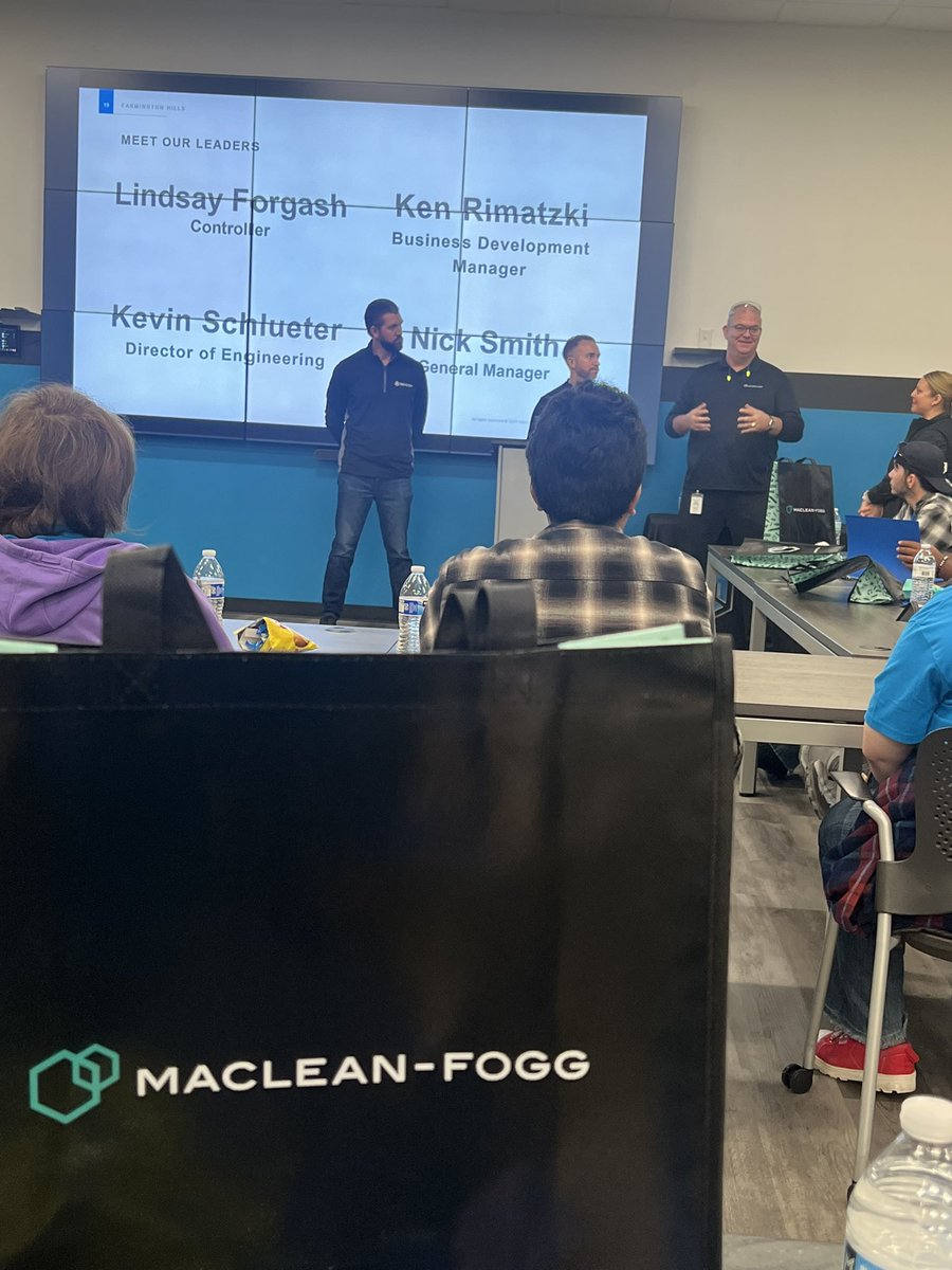 Laura Robb (@lauradrobb) on Twitter photo Student question: “What unexpected skill did you learn in your role?” Answer: “I was asked to be a trainer, and I had never spoken in front of people before, and I thought my heart would jump out of my chest.” <a href="/MacLeanFoggCS/">MacLean-FoggCS</a> for #MfgDay24 #MfgOak <a href="/MfgDay/">Manufacturing Day</a> #OaklandCounty Student question: “What unexpected skill did you learn in your role?” Answer: “I was asked to be a trainer, and I had never spoken in front of people before, and I thought my heart would jump out of my chest.” <a href="/MacLeanFoggCS/">MacLean-FoggCS</a> for #MfgDay24 #MfgOak <a href="/MfgDay/">Manufacturing Day</a> #OaklandCounty