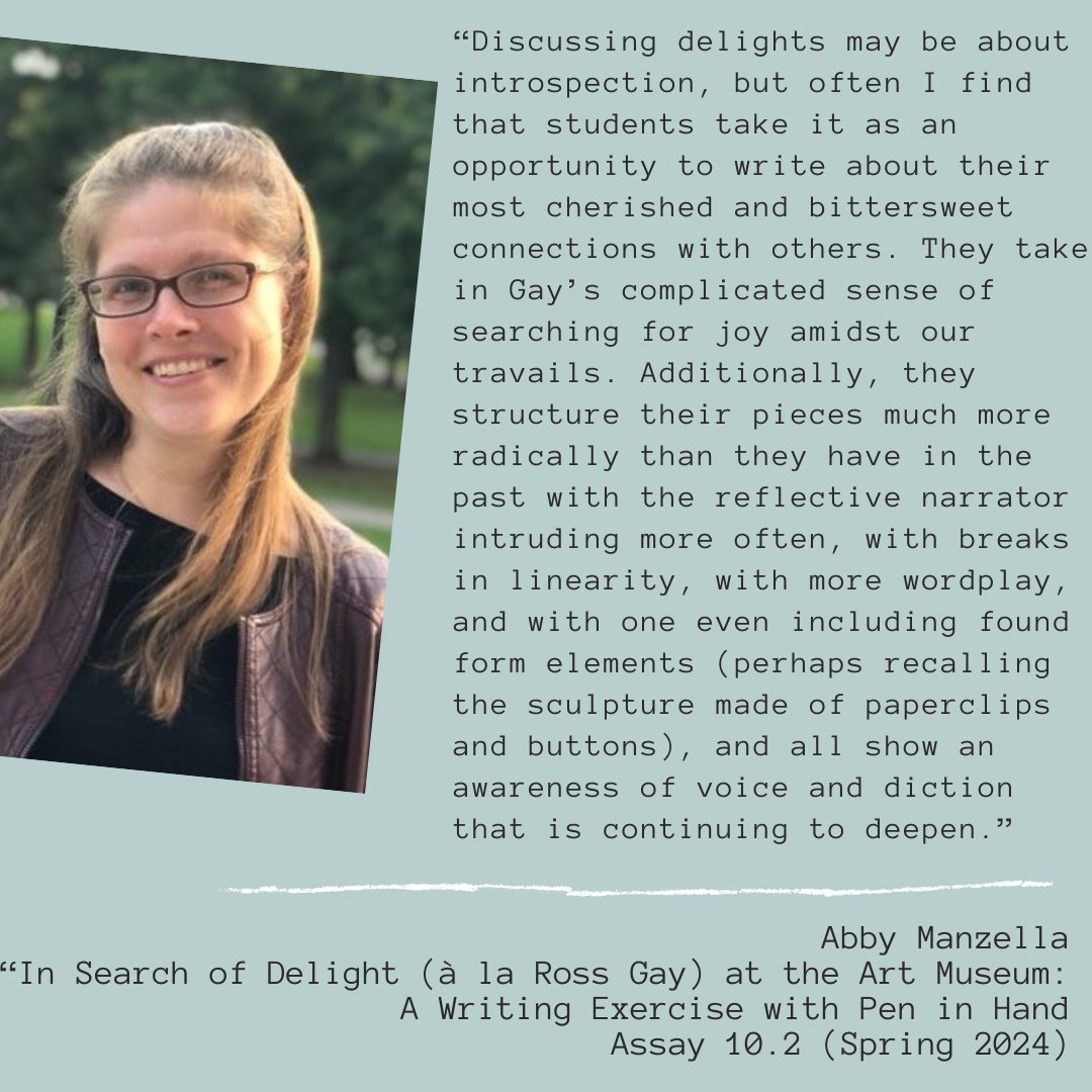 Assay: A Journal of Nonfiction Studies tweet media