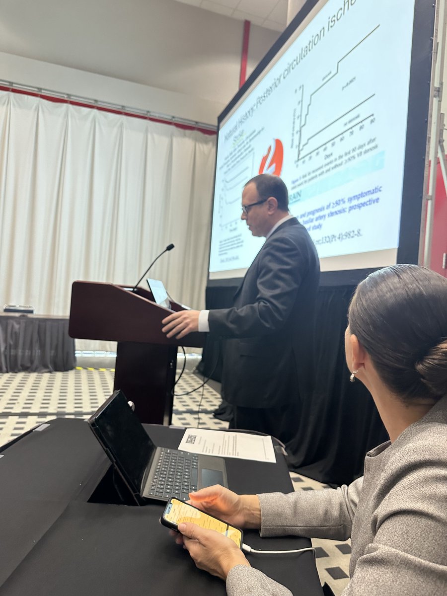 Great weekend at #CNS2024! A big shoutout to our Program Director Dr. Grahame Gould for presenting "Vertebral artery stenosis: When and How to Treat" and our chair Dr. Jonathan Miller for being awarded Neurosurgery: Stereotactic and Functional Paper of the Year! Amazing!