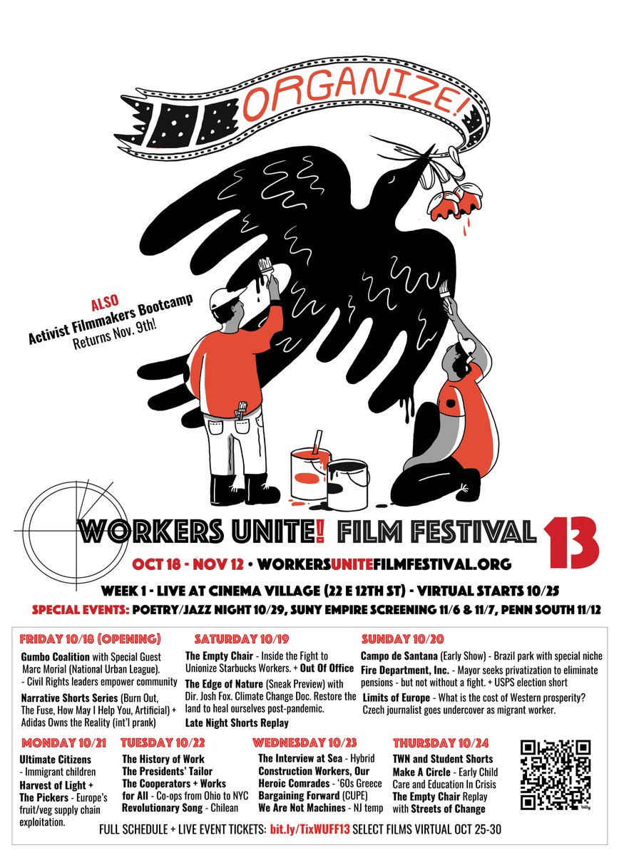 Our new film about a demented runway show exposing <a href="/adidas/">adidas</a>' abuse of garment workers, in collab with <a href="/cleanclothes/">Clean Clothes Campaign</a> and Threads and Tits, will show at Workers Unite! Film Fest. Come say hi!
OCT 18: bit.ly/ShortsWUFF13
OCT 19: bit.ly/ShortsReplayWU…
#PayYourWorkers #adidas