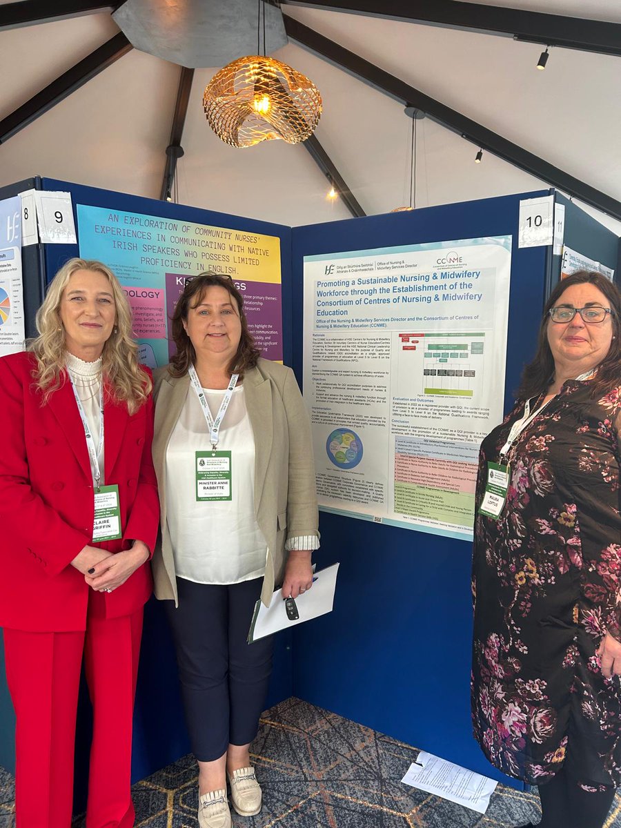 RCNME_Tullamore (@rcnme_tullamore) on Twitter photo Delighted to showcase the Consortium of Centres of Nursing & Midwifery Education's poster outlining their influential work to <a href="/AnneRabbitte/">Anne Rabbitte</a>, Minister of State today at the IADNAM Conference 2024
#IADNAMconference2024
<a href="/GSGerShaw/">Dr. Geraldine Shaw</a> , <a href="/AnneGallen3/">Dr Anne Gallen</a> , <a href="/NMPDMidlands/">NMPD Midlands</a> Delighted to showcase the Consortium of Centres of Nursing & Midwifery Education's poster outlining their influential work to <a href="/AnneRabbitte/">Anne Rabbitte</a>, Minister of State today at the IADNAM Conference 2024
#IADNAMconference2024
<a href="/GSGerShaw/">Dr. Geraldine Shaw</a> , <a href="/AnneGallen3/">Dr Anne Gallen</a> , <a href="/NMPDMidlands/">NMPD Midlands</a>