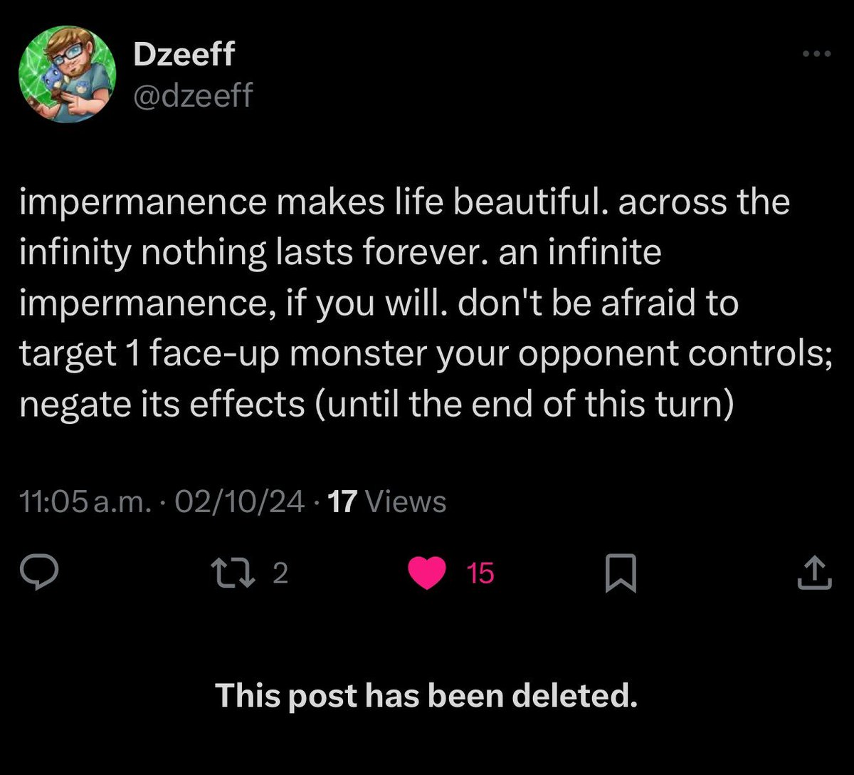Deleted Dzeeff Tweets tweet media