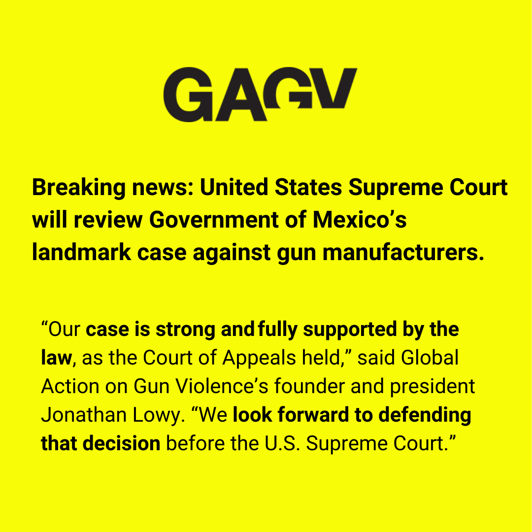 Global Action on Gun Violence (GAGV) tweet media