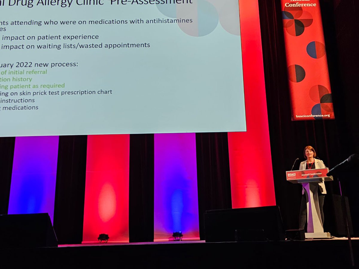 Sarah Denman (@sarahjdenman) on Twitter photo BSACI 2024 - showcasing what specialist allergy pharmacists are doing currently in drug allergy services and the embedded roles we can play in the immunology and allergy MDT <a href="/LTHPharmacy/">LTHPharmacyServices</a> BSACI 2024 - showcasing what specialist allergy pharmacists are doing currently in drug allergy services and the embedded roles we can play in the immunology and allergy MDT <a href="/LTHPharmacy/">LTHPharmacyServices</a>