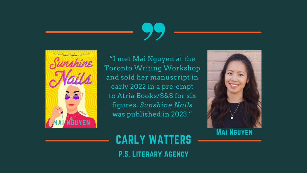 Writing Day Workshops (Writers Conferences) (@writingdaywksp) on Twitter photo We're so proud of <a href="/bymainguyen/">Mai Nguyen</a>, who met her agent <a href="/carlywatters/">Carly Watters || Literary Agent (she/her)</a> <a href="/PSLiterary/">P.S. Literary Agency</a> at our Toronto event - Writing Day Workshops success stories ftw! There are a few more events lined up for this year, with loads more in the works for 2025... writingdayworkshops.com We're so proud of <a href="/bymainguyen/">Mai Nguyen</a>, who met her agent <a href="/carlywatters/">Carly Watters || Literary Agent (she/her)</a> <a href="/PSLiterary/">P.S. Literary Agency</a> at our Toronto event - Writing Day Workshops success stories ftw! There are a few more events lined up for this year, with loads more in the works for 2025... writingdayworkshops.com
