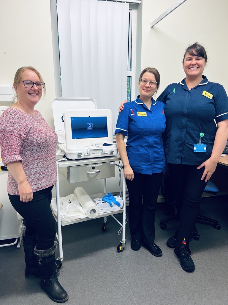 Thank you to the incredible Frimley Health NHS Foundation Trust Faster Diagnosis Nursing team based at Fleet Community Hospital for welcoming the FDS Mid and South Essex NHS Foundation Trust for a training day. Essex will shortly be commencing their own  clinics using LumenEye X1