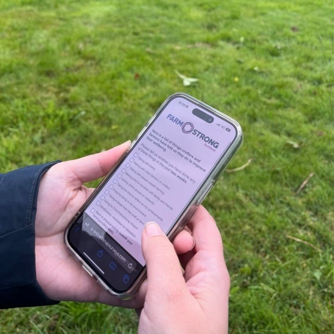 Thank you to everyone who has completed and shared the survey so far.

If you haven't already, we would be very grateful if you could spare less than ten minutes to share your views - your voice can help us to help you live well, to farm and croft well👩🏼‍🌾

 online1.snapsurveys.com/Farmstrong
