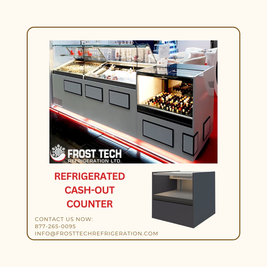 FrostTechRefrig's tweet image. NEW PRODUCT! 💯😍🔥

Refrigerated Cash-Out Counter
Model: PL-RCC

#frosttechrefrigeration #displaycase #displaycounter #pastrydisplay #pastrydisplaycase #gelatodisplay #gelato #bakery #bakerydisplay #toronto #torontobusiness
