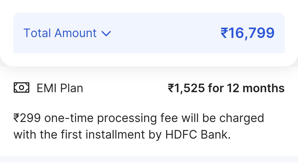 Mani799554's tweet photo. @dealztrendz What is the actual emi cost? https://t.co/6omXZYUySC