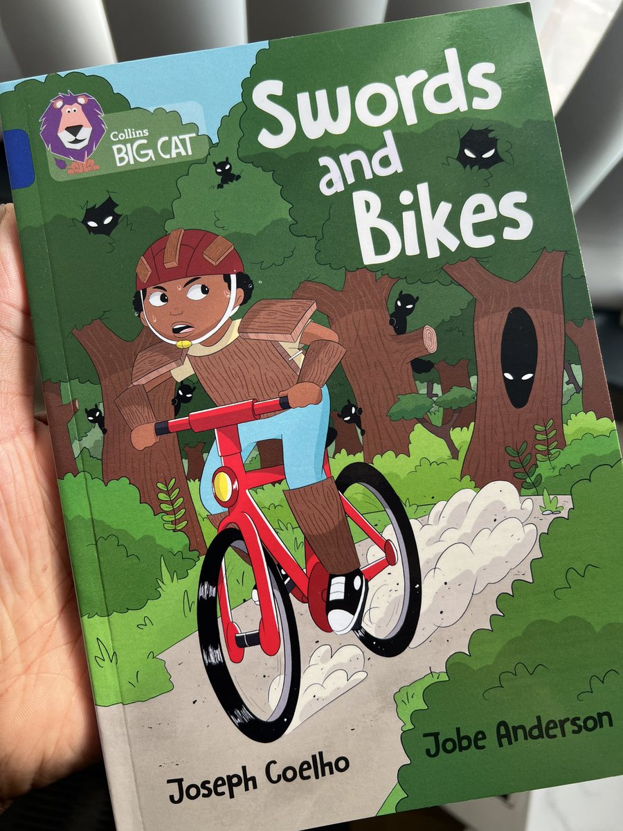 Jobeus3000's tweet photo. My latest book Swords and Bikes is out now!😆🙌🏾 🥳 

Join Michaela as she finds herself propelled into an alternate universe and on a race against time to save her friend Norris! 

Written by the amazing Joseph Coelho  illustrated by me and published by @CollinsPrimary https://t.co/BHDc1PBJVt