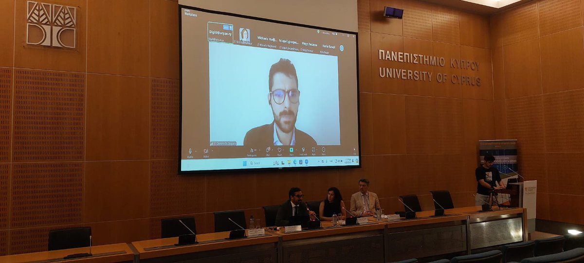 🎙️A pleasure to join the 2nd Conference of the Jean Monnet Centre of Excellence DIGI U “Content Moderation and Media” at the University of Cyprus, talking about the DSA, risks and fundamental rights. Special thanks to Tatiana-Eleni Synodinou! More 👉ucy.ac.cy/law/wp-content…