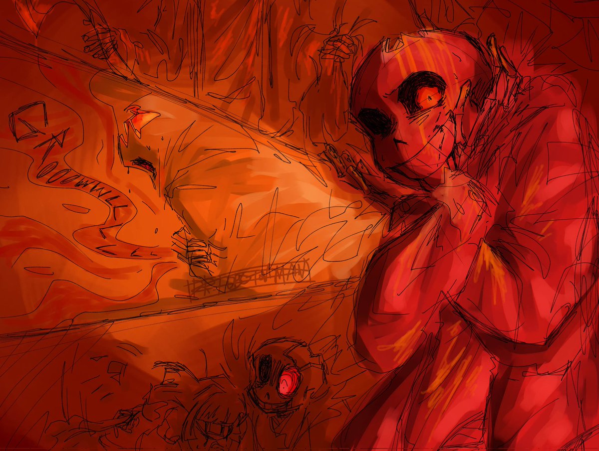 Duz_machines84's tweet photo. Quick one because my nails make drawing suck 

#horrortale #horrorsans https://t.co/1wgpp6KrqX