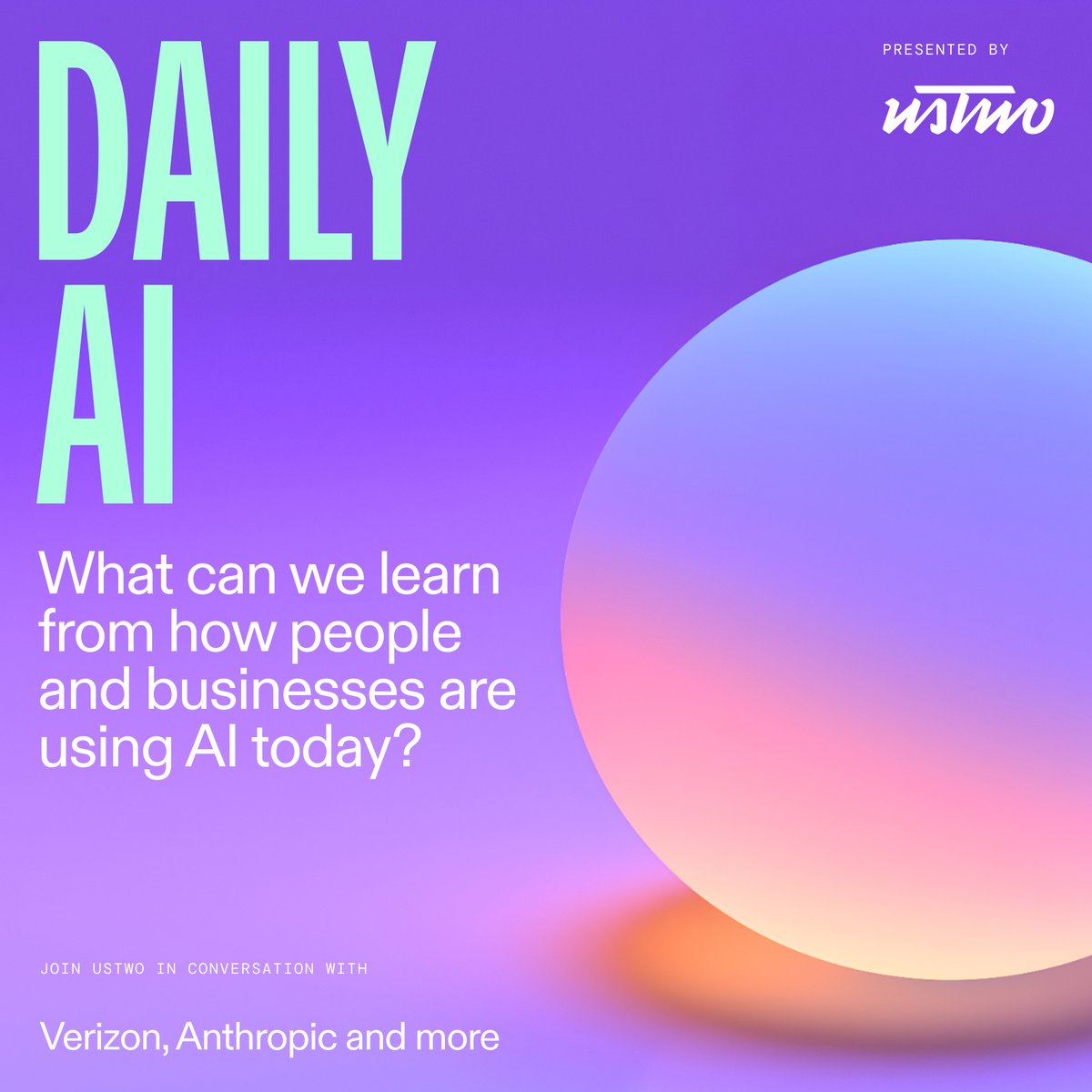 Join us in NYC on October 15th for a discussion with <a href="/AnthropicAI/">Anthropic</a>, <a href="/Meta/">Meta</a>, and <a href="/Verizon/">Verizon</a>. We'll share how people and businesses are using AI today, and how these learnings will inform tomorrow.

📍 NeueHouse Madison Square 
⏰ Doors open at 6pm 

RSVP → bit.ly/47ULgdy
