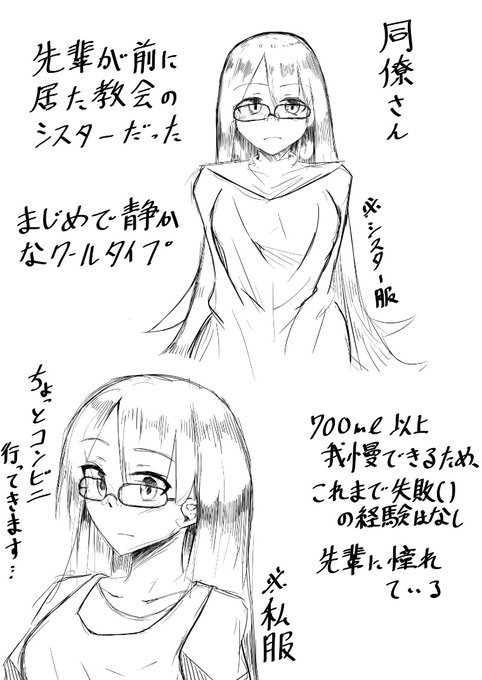 skeb依頼のために新キャラを考えていた 