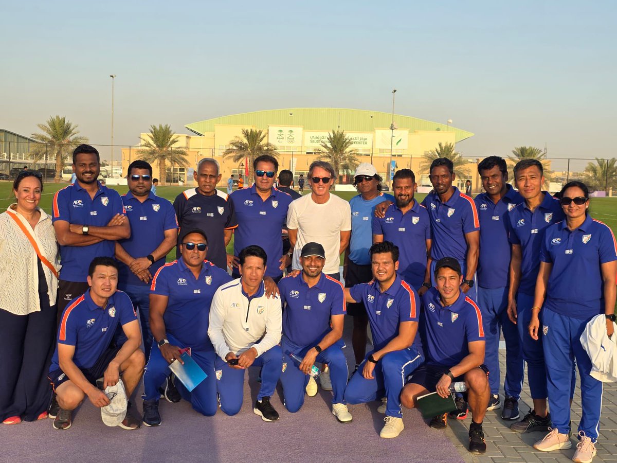 AFC Coaching Pro License. It’s incredibly satisfying to finish this journey together, with no one missing since day one.
Thank you for all the support. <a href="/theafchub/">The AFC</a> <a href="/saudiFF/">الاتحاد السعودي لكرة القدم</a> , <a href="/IndianFootball/">Indian Football</a> ,  @interkashi , <a href="/SportswearMs/">MS Sportswear</a> ⚽️

We unite the #futureisbright #theindiansamurai