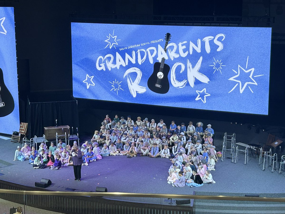 BenMayes's tweet photo. PTL for an incredible Grandparents Day @ShilohChristian School. Great job students honoring your grandparents. It’s a Great Day to be a Shiloh Saint https://t.co/2d9IW9RFrC