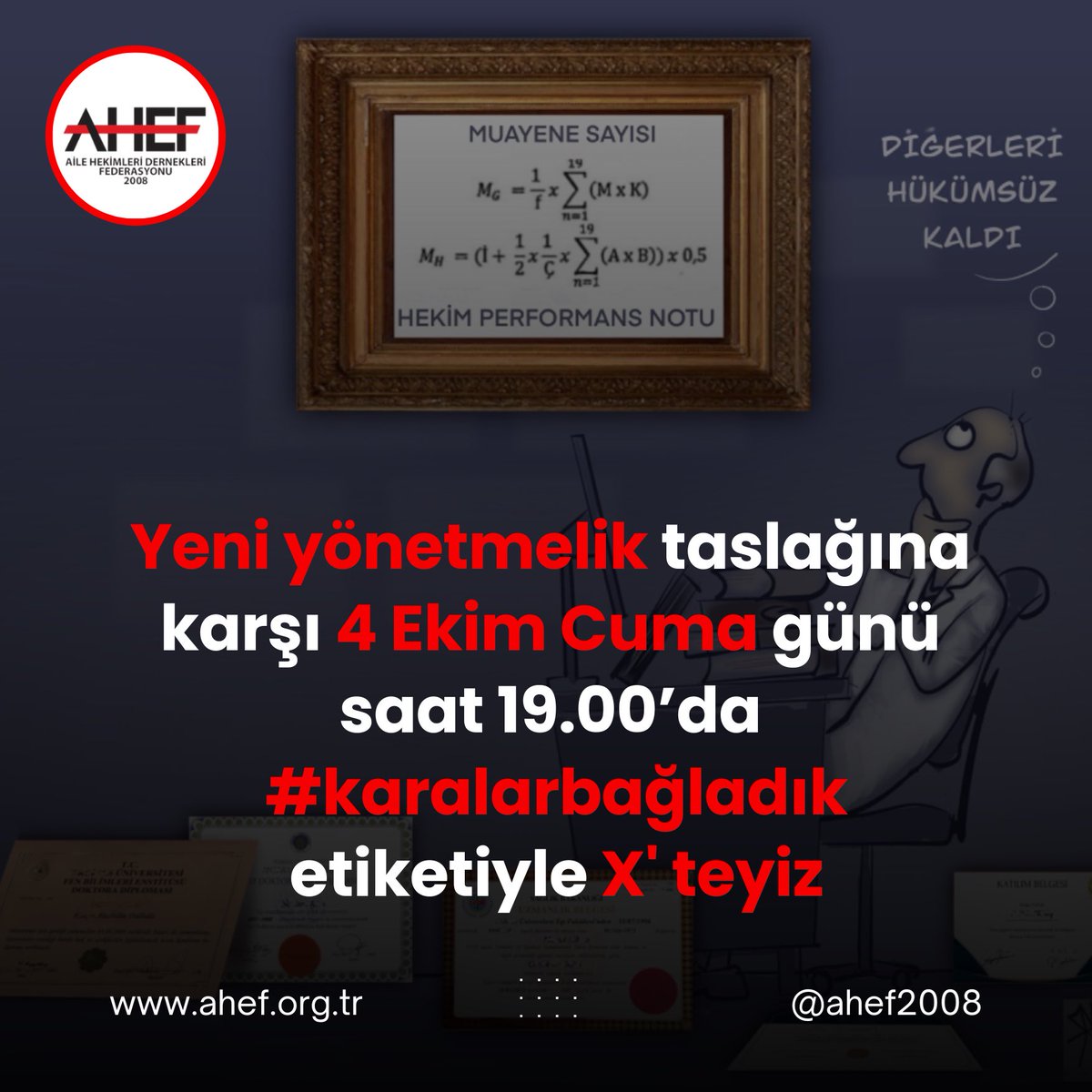 Yeni yönetmelik taslağına karşı 4 Ekim Cuma günü saat 19.00’da #karalarbağladık etiketiyle X' teyiz

<a href="/dr_turkuyagmur/">Türkü Yağmur Nehir</a> <a href="/yusufbasak/">Dr.Yusuf Başak</a> <a href="/Drzeynobaran/">Zeynep Özsevimli</a> <a href="/drDLEK/">DİLEK ŞAHİN</a> <a href="/dryakup01/">YAKUP ŞAHİN</a> <a href="/DrgokhanE/">Dr.Gökhan Erdoğan</a> <a href="/omerufkun/">Ömer Ufkun Yıldırım</a> @asklepios42 <a href="/AliDemi75607931/">Dr. Ali Demir</a> <a href="/saglikbakanligi/">T.C. Sağlık Bakanlığı</a> <a href="/halksagligigm/">Halk Sağlığı Genel Müdürlüğü</a> <a href="/drmemisoglu/">Prof. Dr. Kemal Memişoğlu</a>