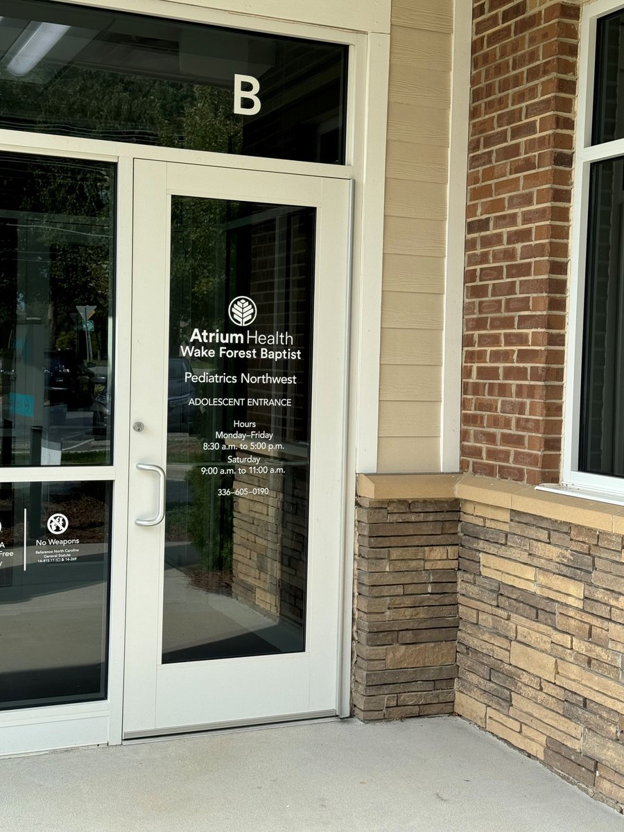 Outstanding visit to our newest pediatrics location in Greensboro this morning. Our amazing team at the Pediatrics Northwest Clinic cares for more than 8,000 children in Greensboro and provides the best care close to home across the Triad.