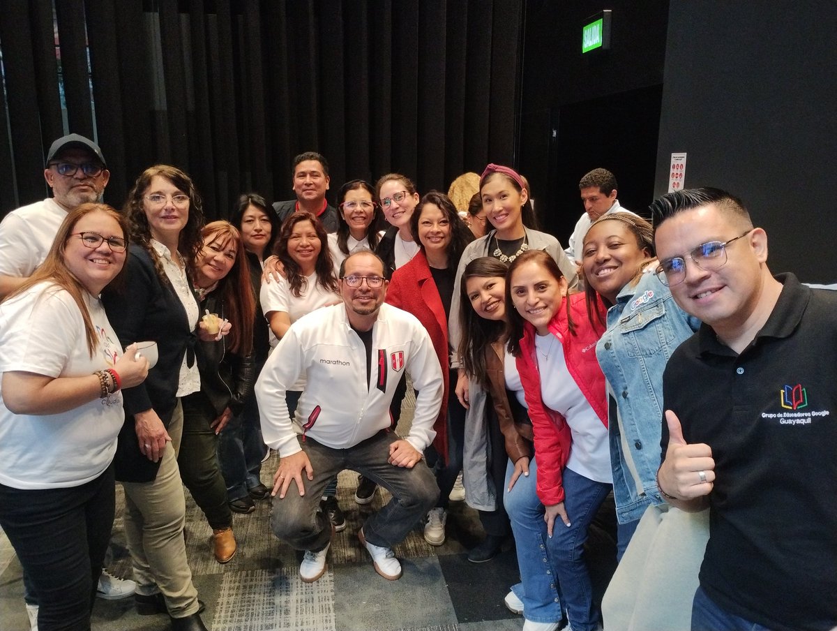 1ra Cumbre de líderes GEG ❤️💛💙💚 #GEGHispanoamerica #CumbredeLima #GoogleEDU