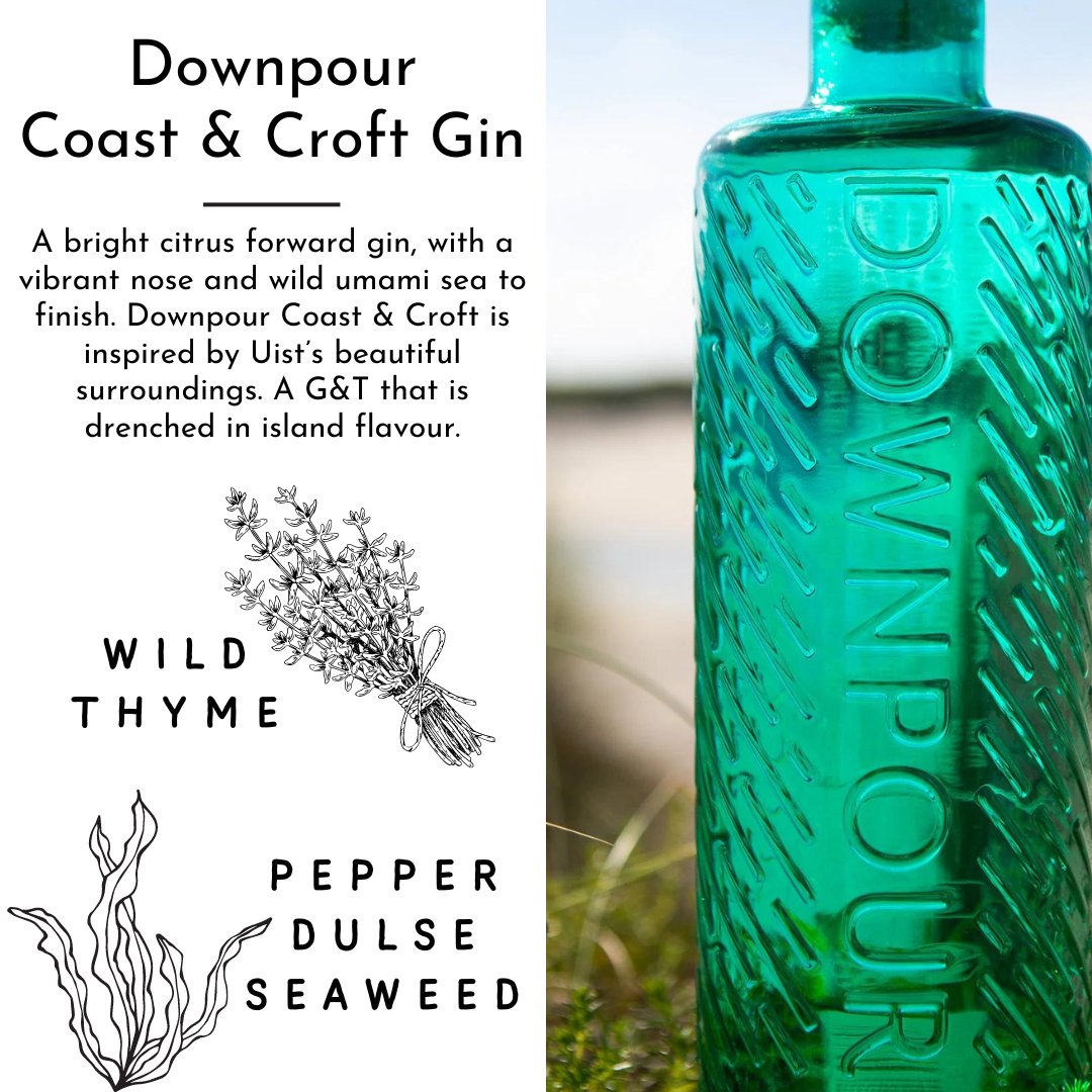 Don't forget, we've got your Saturday sorted with our free in-store tasting of Downpour Gins from North Uist Distillery! Learn a bit more about two of their newer flavours to whet your appetite, then join us between 1pm-5pm tomorrow to try out their range. 🍸️#ScottishGinDay